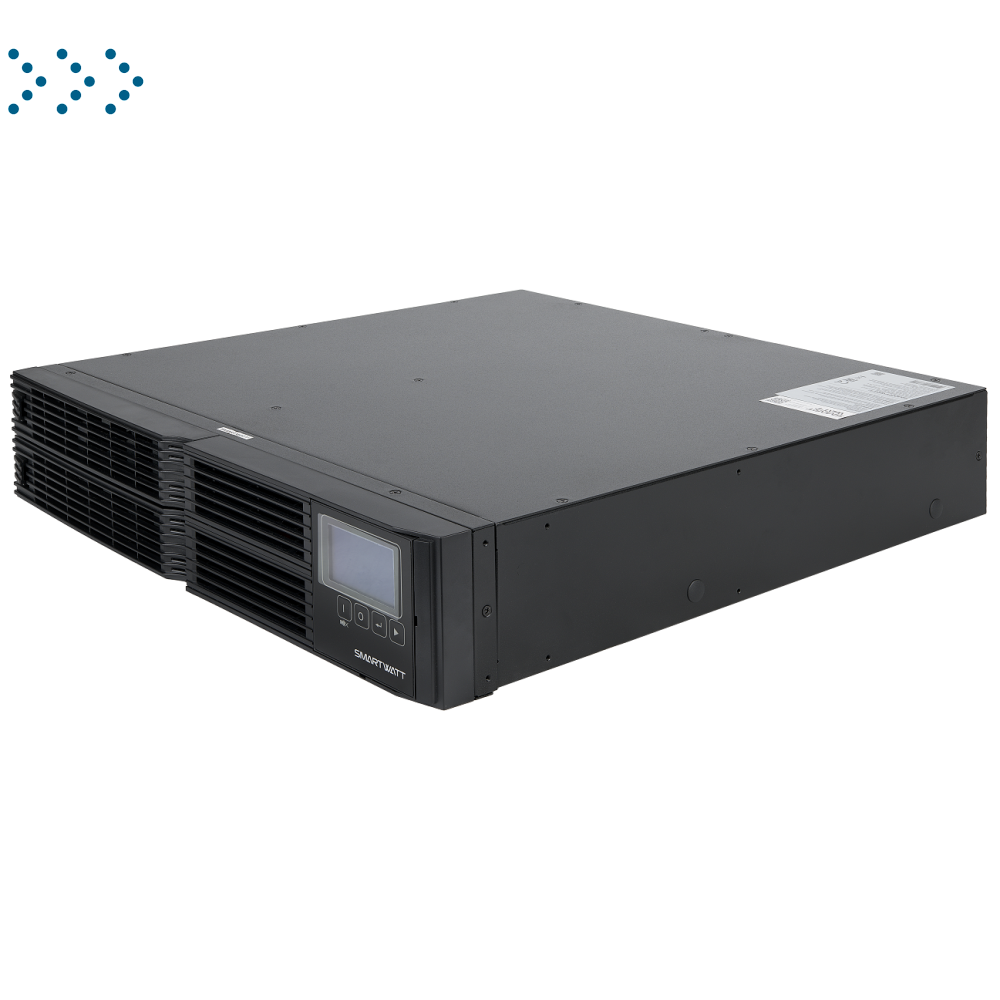 Источник бесперебойного питания SMARTWATT UPS SUPREME UPS SUPREME COMBO 1kVA L. Онлайн, мощность 1000/1000 ВА/Вт, стоечный/напольный, LCD дисплей, управляемые розетки, Schuko - 2 шт., IEC13 - 3 шт., подключение внешних батарейных модулей или АКБ