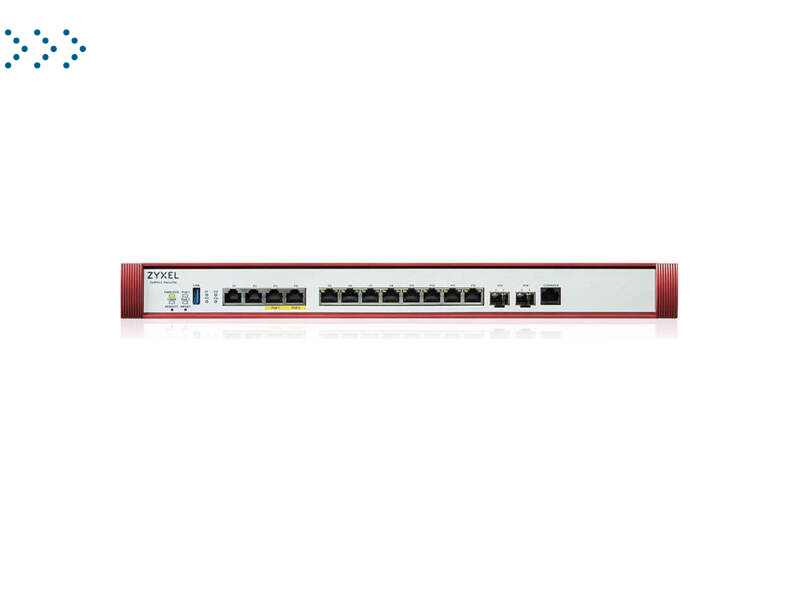 Межсетевой экран Zyxel USG FLEX 700H с подпиской Gold на 1 год (AS, AV, CF, IDP/DPI, Sandboxing, SecuReporter), Rack, 2xSFP+ (LAN/WAN), 2xRJ-45: 1/2.5/5/10G PoE+ (LAN/WAN), 2xRJ-45: 1/2.5G (LAN/WAN), 8xRJ-45: 1G (LAN/WAN), AP Controller (8/520), 1xUSB3.0 