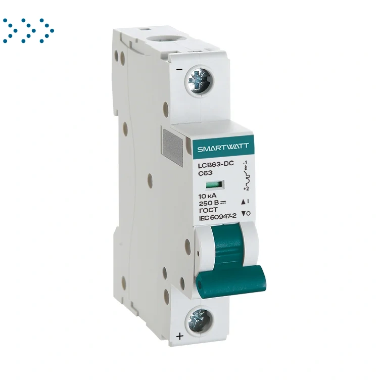 Модульный автоматический выключатель SMARTWATT PDE LCB63H-DC-C32/1, 32 А, 1P, кривая C, 10 кА