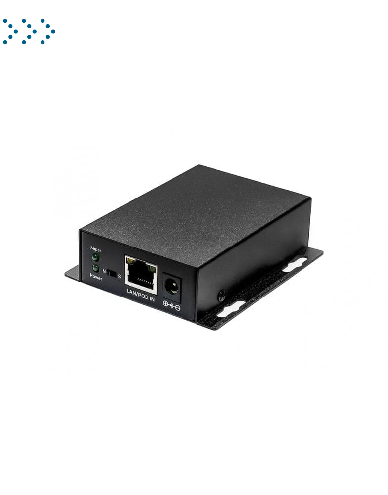 PoE удлинитель 10M/100M Fast Ethernet на 400м (до 30W).Увеличение расстояния передачи данных + питание на 100м (В режиме "S" - до 400м). Совместим с о