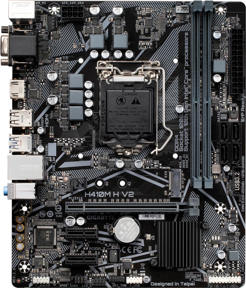 Материнская плата GigaByte H410M H V2 DDR4
