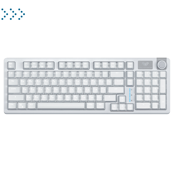 Беспроводная механическая клавиатура AULA S98 White 3in1 (BT, 2.4 GHz, Wired) 
Варианты подключения: Проводное, Bluetooth, 2.4 Гц (передатчик входит в комплект), Количество клавиш: 96
Интерфейс заряда/проводного подключения: Type-C (Кабель USB Type-C в ко