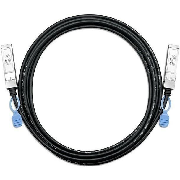Кабель для стекирования Zyxel DAC10G-1M, 10G SFP+, поддержка DDMI, 1 метр