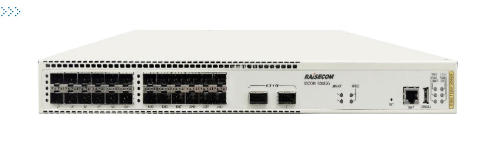 Управляемый коммутатор агрегации L3, порты 24x1000M/10G SFP+ и 2x40G/100G QSFP28, 1*AC БП горячей замены,  -10 ~ 50˚C