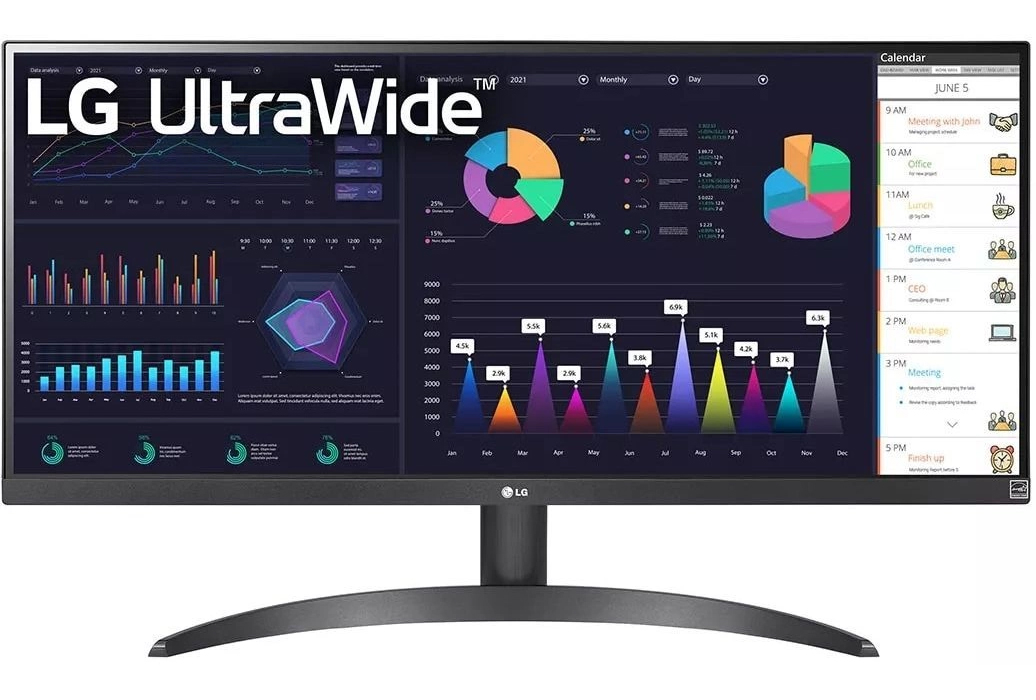 Монитор LG 29WQ500-B черный