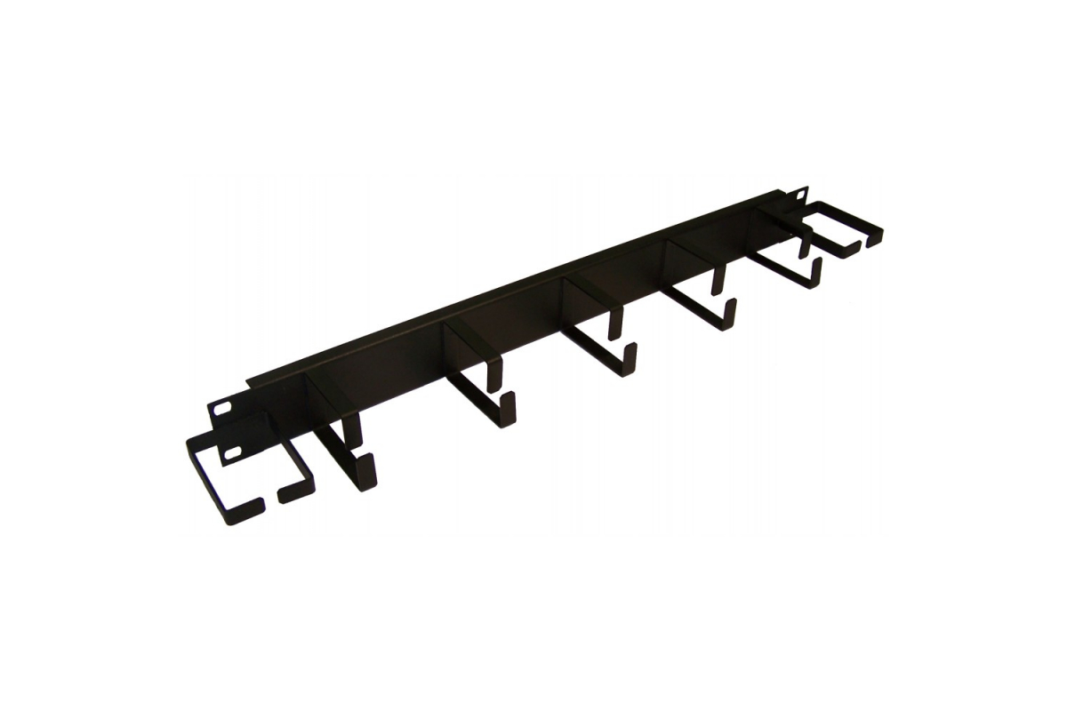 Органайзер 19" 1U 5 колец + 2 боковых