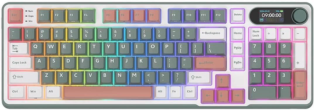 Клавиатура Royal Kludge RK-S98 Clay Green