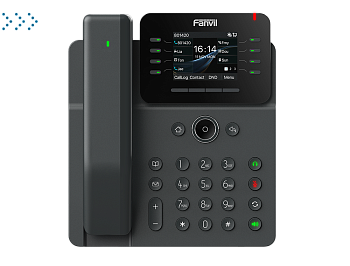 IP телефон Fanvil 6-Party Local Conference
HD voice             
8 SIP lines
8 Line key
2.8 Inch color screen
Opus+IPV6 .
21 DSS keys          
PSU