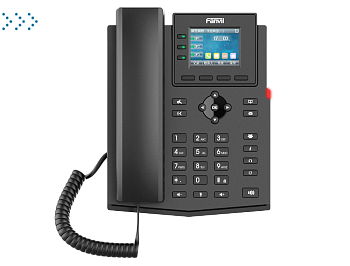 IP телефон Fanvil 132*64 2.3-inch Dot-matrix display, 6-Party Local Conference, HD voice, 2 SIP lines, 4 Line key, Opus+IPV6, PSU