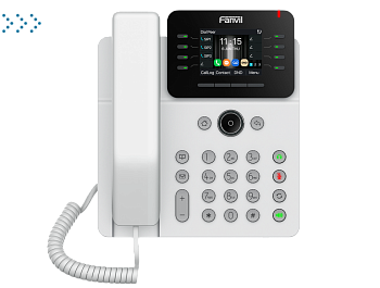 IP телефон Fanvil 6-Party Local Conference
HD voice             
6 SIP lines
2.8 Inch color screen
Opus+IPV6 .
15 DSS Key  
PSU